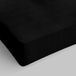 Italian Bed Linen Max Color hoeslaken, 100% katoen, zwart, kingsize