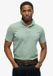 Superdry ESSENTIAL JERSEY POLO Polo Homme Gris ardoise Coton Coupe droite XL