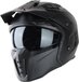 VINZ Helmets VINZ Kioto Street Fighter Helm met Zonnevizier | Jethelm | Mat Zwart - M