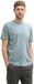 Tom Tailor - T-shirts en coton avec imprimé logo, lot de 2 - Taille M - gris menthe