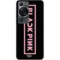 Huawei P60 Blackpink VIP kaartjes Blackpink logo voorkant zwart Maniacase