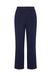 Ulla Popken - Dames - Jersey broek Rose glitters biesjes wijde pijpen - Marine - Maat 42+
