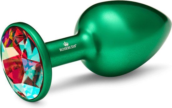 Rosebuds™ Medium Alu Green Crystal