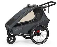 Qeridoo ® kinderfietskar Kidgoo1 Steel Grey Collectie 2023