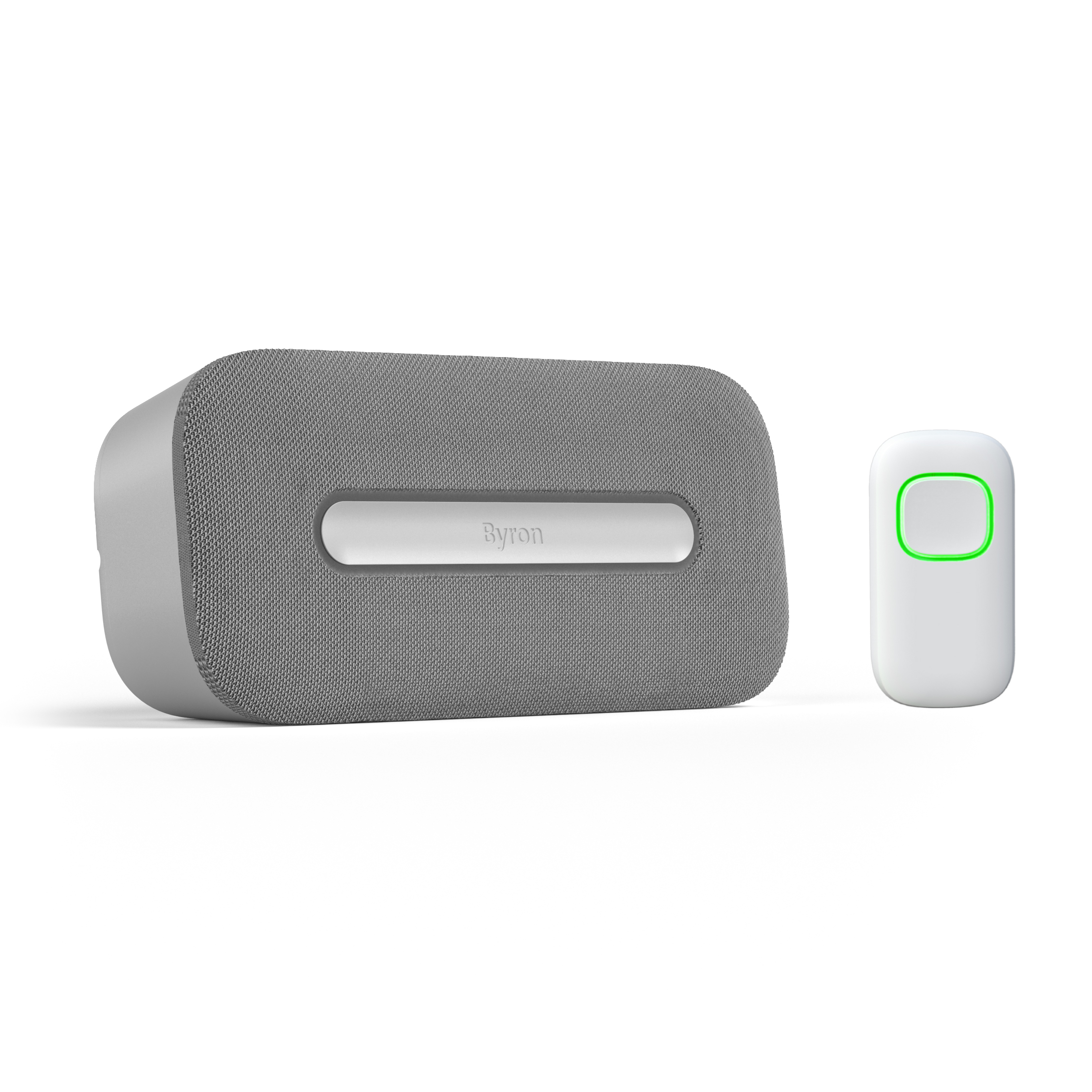 Byron DBY-25931 BY931 Wireless doorbell set wit, grijs