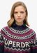 Superdry Fair Isle Branded Gebreide Trui Dames