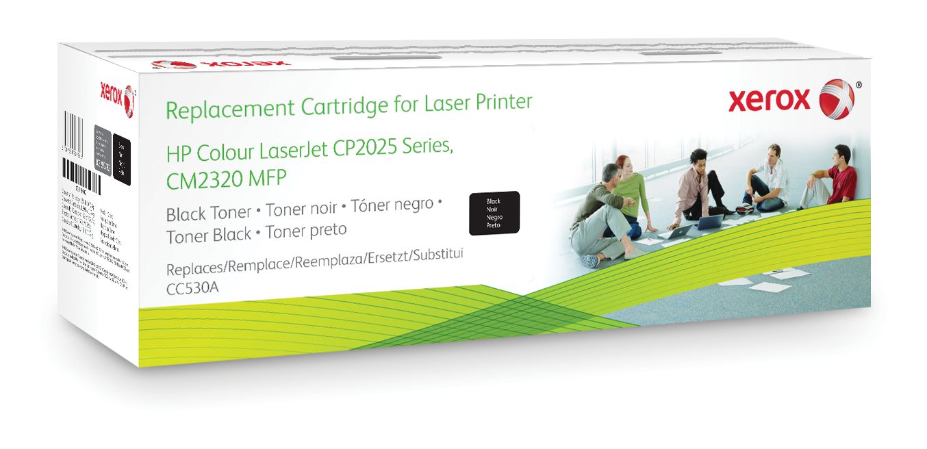 Xerox - Toner cartridge - zwart - 3500 pagina's - compatibel met HP Colour LaserJet CM2320 MFP, CP2020/CP2025