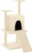 vidaXL Kattenmeubel met sisal krabpalen 110 cm crèmekleurig