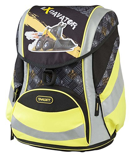 Target EXCAVATOR kinderrugzak, 42 cm, 22 liter, zwart (zwart geel)