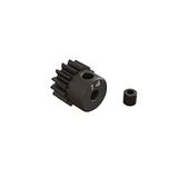 ARRMA ARA311076 14T 0.8Mod 1/8" Bore CNC Steel Pinion Gear Grijs/Zilver