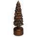 Mansion Atmosphere Sapin de Noël LED Rotatif Bronze 9x29cm