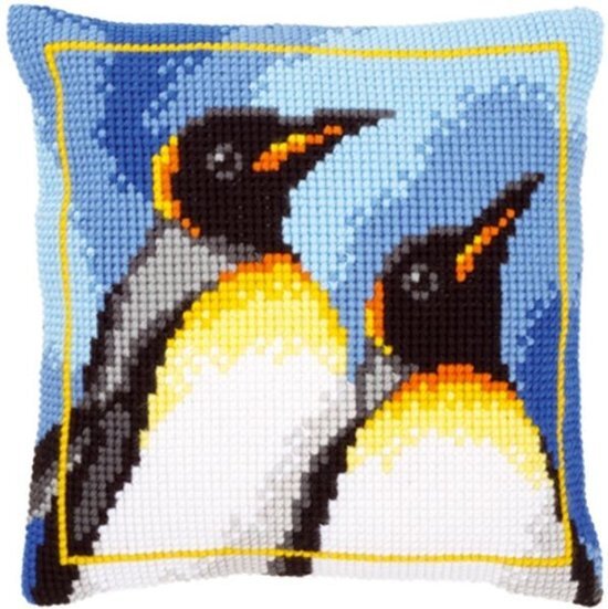 Vervaco kruissteekkussen PN0147725 pinguins