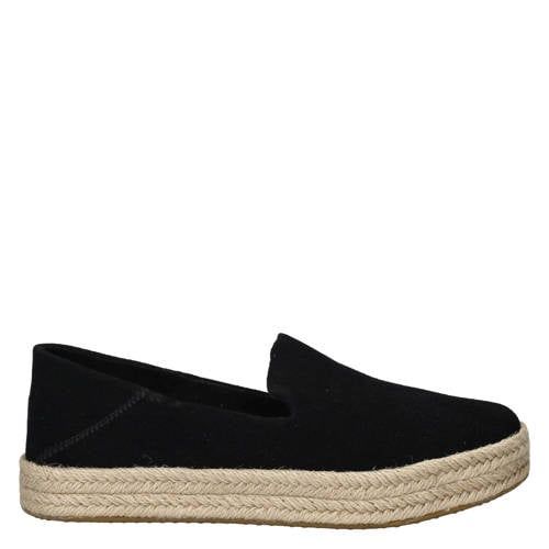 Toms suède espadrilles zwart