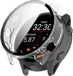 Strap-it hard case hoesje met glasplaat geschikt voor Garmin Forerunner 70 (transparant)