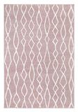 Geweven Andiamo Geweven tapijt Bolonia ornament-patroon loper 60x110 cm Ornament roze