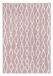 Geweven Andiamo Geweven tapijt Bolonia ornament-patroon loper 60x110 cm Ornament roze