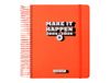 Antartik Schoolagenda, 25-26, spiraalbinding, neonroze, dagweergave, A5, tweetalig, FSC, 80 g