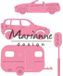 Marianne Design Collectable Village decoration set cars COL1435