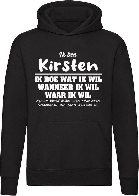Sol's Kirsten Trui Zwart Unisex Maat M - Katoen - Tantehenk.nl