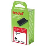 TRODAT BLISTER met 3 blikjes 6/4926 rood