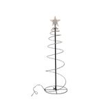 Svenska Living Verlichte kerstboom spiraal 300led goud 140cm