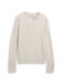 Tom Tailor - Pull en maille avec détails boutonnés - Taille M - sable beige chiné