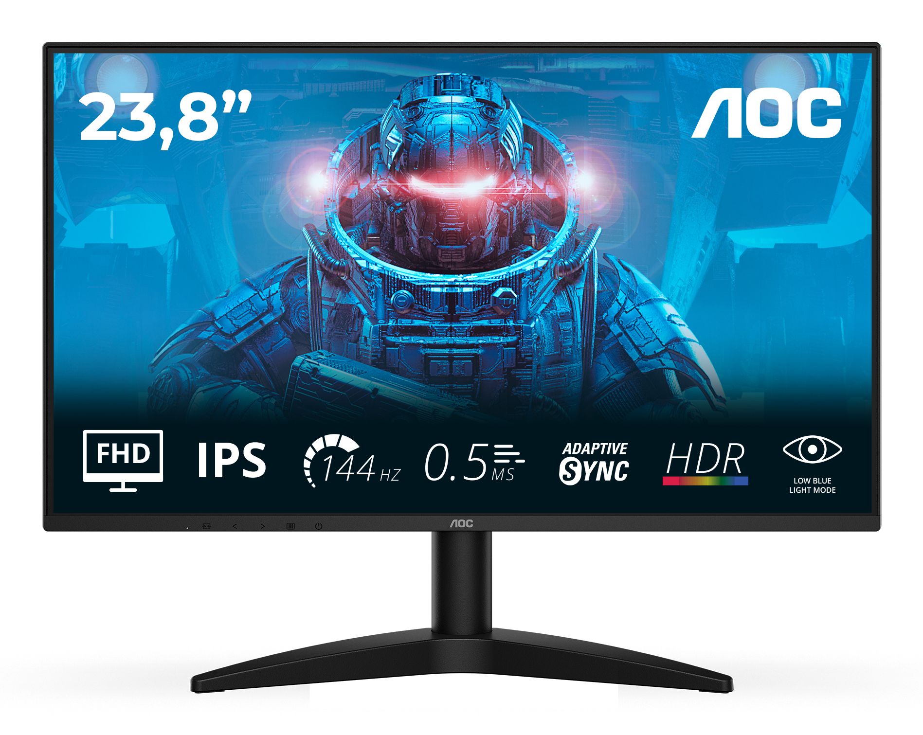 AOC 24B36X 23.8" Full HD LED Monitor - 144Hz, IPS, HDR10