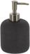 Tendance zeeppomp / zeepdispenser Como - antraciet - 400ml - rond - polyhars