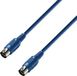 Adam Hall Cables K3MIDI0300BLU 3 Star Serie MIDI-kabel (3m) blauw