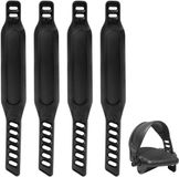ALIROEN POWER GmbH Sangles de pédales - 2 paires - Accessoires de vélo - Noir