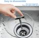 Azomor® Bouchon de baignoire réglable avec double joint pour baignoires standard