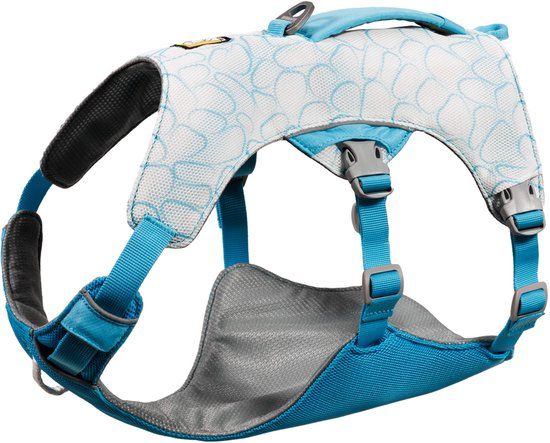 Ruffwear Swamp Cooler Harness - Biolumin Blue - XXS
