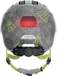 Abus Smiley 3.0 LED - Fietshelm Kinderen - Grey Space - M (50-55 cm)