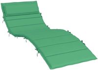 vidaXL Ligbedkussen 180x60x4 cm Oxford stof groen