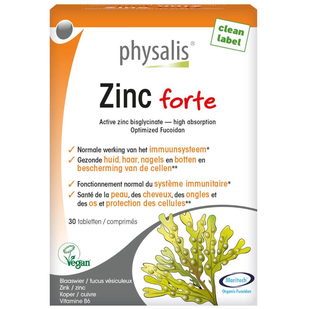 Physalis Zinc Forte 30 tabletten