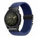 By Qubix Garmin By Qubix - 22mm Quickfit Braided Nylon Band met Parachute Sluiting - Blauw - Geschikt voor Fenix 9 / 9 Pro (47mm)