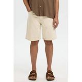 Selected regular denim short ecru