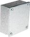 RS PRO Installatiedoos, gegalvaniseerd staal 100 mm x 100 mm x 50 mm