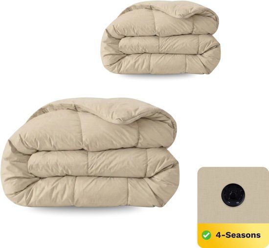 Zelesta Wonderbed Warm Sand 140x200 - 4 Seizoenen Dekbed