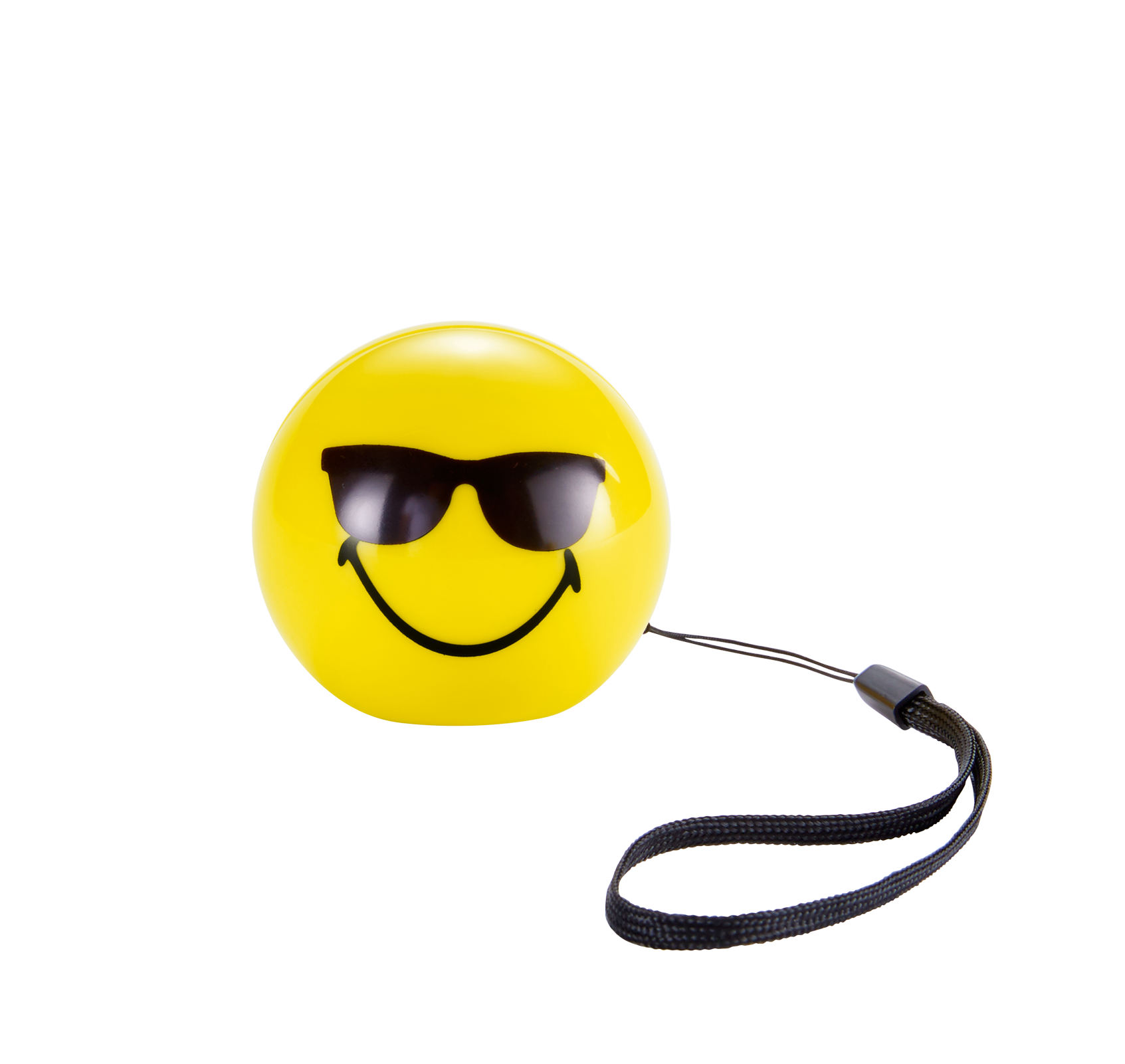 BigBen Draagbare speaker met bluetooth - coole smiley geel