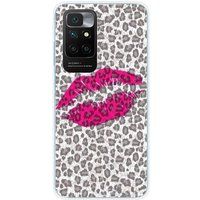 Xiaomi Redmi 10 Baiser Leopard Bedrukt Siliconen Hoesje