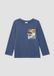 s.Oliver T-shirt Kinderen Blauw Katoen Korte Mouw