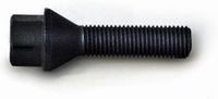 H&R Wielbout konisch M12x1.50 - Lengte 45mm - Zwart