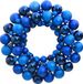 vidaXL Kerstkrans 45 cm polystyreen blauw