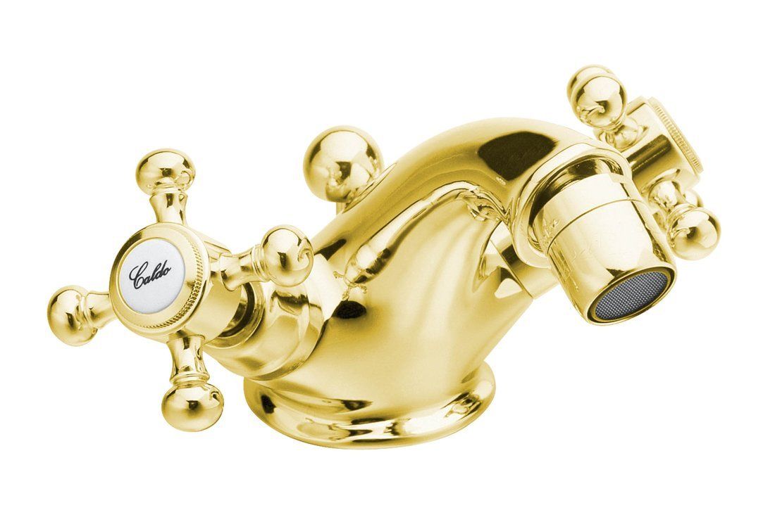 Reitano Rubinetteria ANTEA Bidetkraan met klikwaste, goud