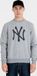 New Era TEAM LOGO CREW New York Yankees Trui - Grey Med - M