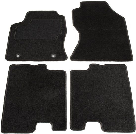 Cargoods Automatten op maat - zwart stof - geschikt voor Ford Focus MK1 1998-2004