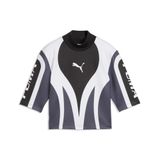 PUMA FUTURE.PUMA.ARCHIVE Moto strakke top voor Dames, Zwart, Maat L