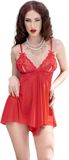 Chilirose - Cr 4461 Babydoll Rood L/XL