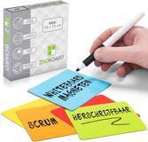 2DOBOARD 25 Scrum Whiteboard Magneten 7,5 x 7,5 cm Herschrijfbaar Mix - 5 Kleuren - Agile - Lean